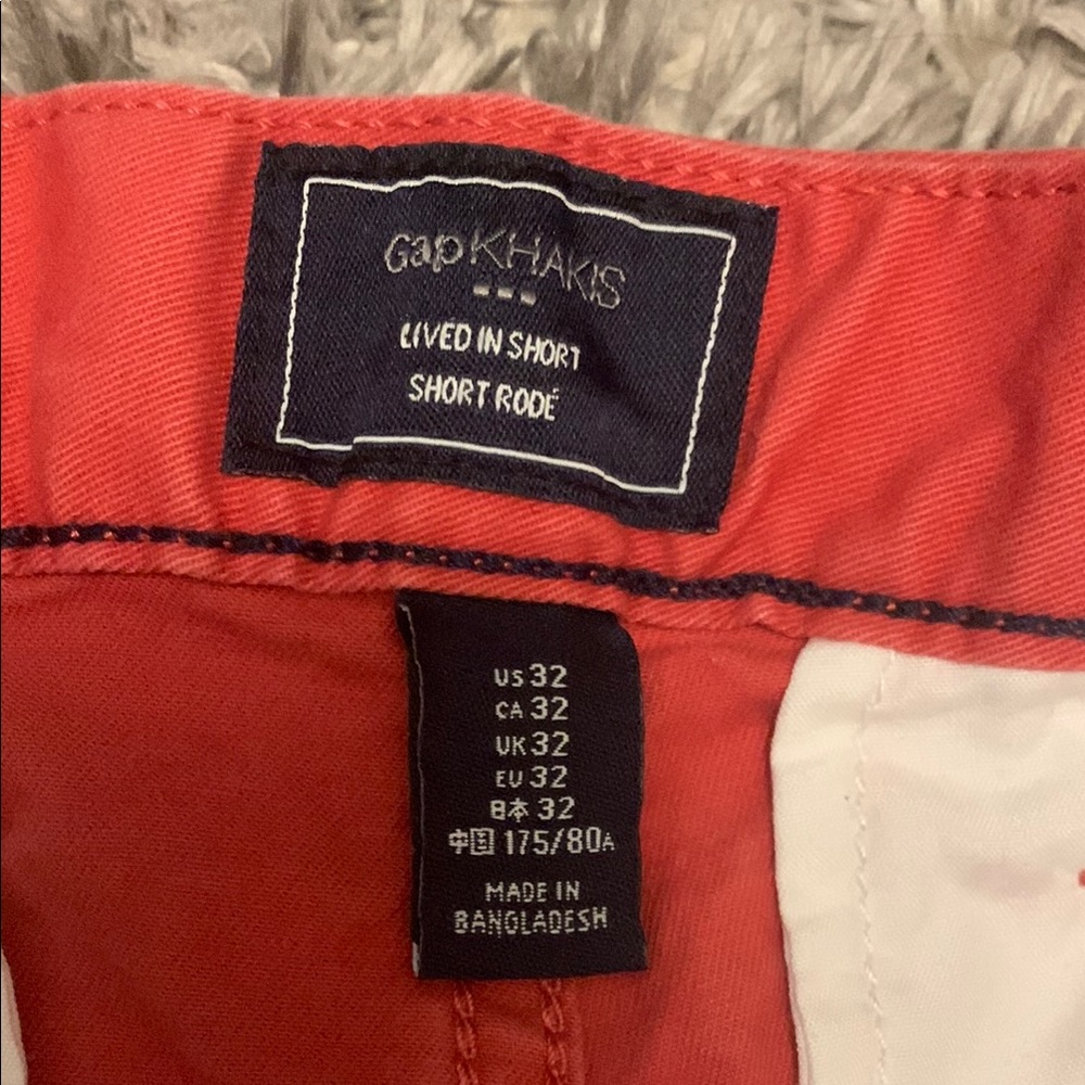 Men's Red Shorts - Picture 2 of 6